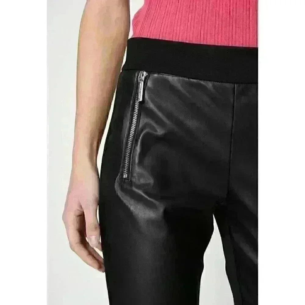NEW MICHAEL Michael Kors Women's M Mixed-Media Skinny Pants • Reg Price $110 - Picture 5 of 5
